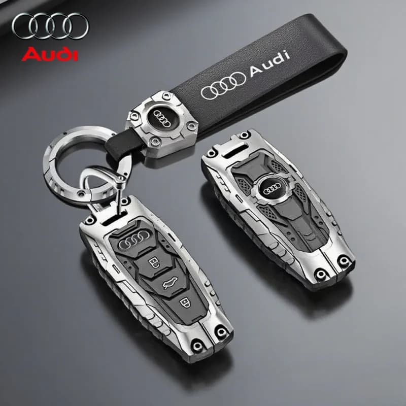 Car Key Protective Case for Audi A3 A4 B9 A6 C8 A7 S7 4K A8 D5 S8 Q7 Q8 SQ8 E-Tron 2018 2020 2021 - High Range Accessories