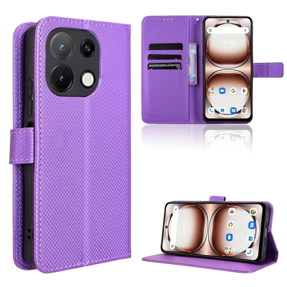 Custodia in pelle Proteggi la copertura per Umidigi Note 100 100A Flip Stand Cover per Umidigi Note100 Note100A Portafoglio Porta carte Phone Coque