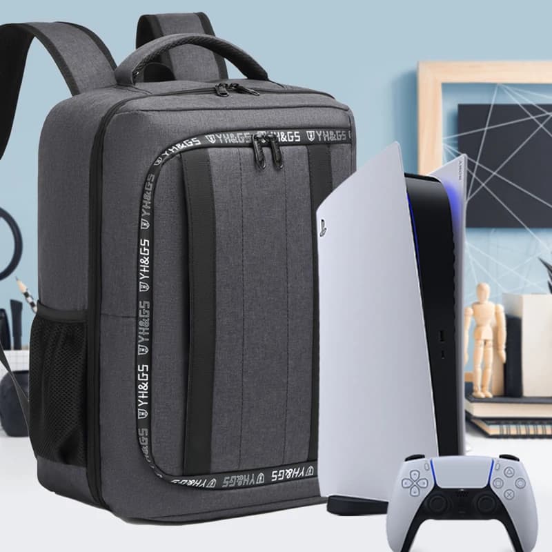 Borsa da trasporto sottile per console PS5, custodia per accessori di gioco PS5, zaino portatile per accessori di gioco Playstation 5
