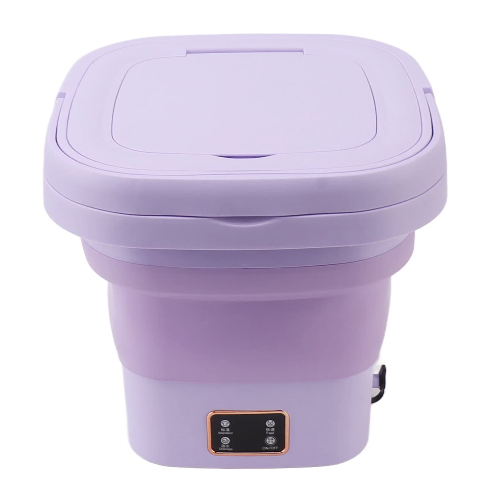 9L Foldable Portable Washing Machine Automatic Small Laundry Machine Dormitory Baby Underwear Washing Compact for Easy Storage