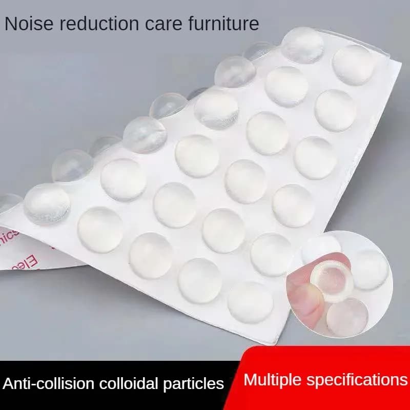 Cuscinetti tampone autoadesivi in Silicone frigorifero striscia Anti-collisione fermaporta paraurti per armadietto protezione da parete trasparente Pad