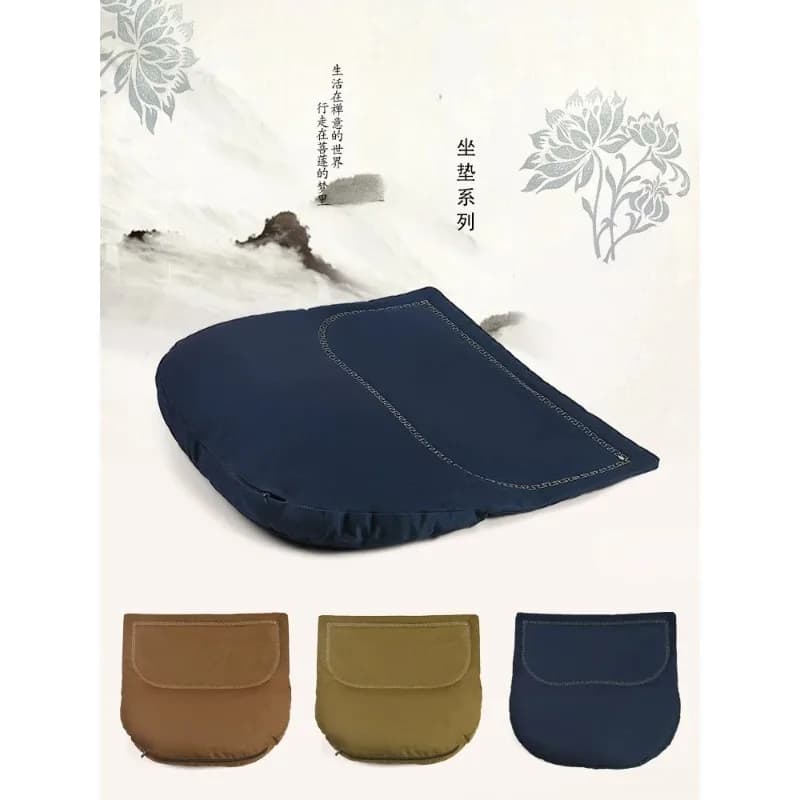 Tail Spine Mat Meditation, Eco-friendly Buckwheat Pure Cotton Meditation Mat, Portable Futon Meditation Mat, Static Cushion