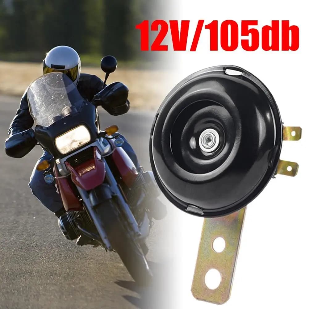 Clacson per moto 12V - Kit altoparlante impermeabile super rumoroso per scooter Moto E-Bike Ciclomotori Accessori per clacson elettrici