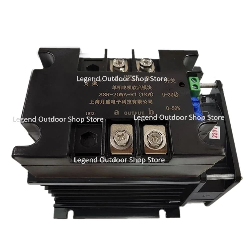 Avviamento morbido motore monofase 220V SSR-40WA-R1/1,5KW) 1.5KW Avviamento morbido online del motore per la pompa dell'acqua della ventola