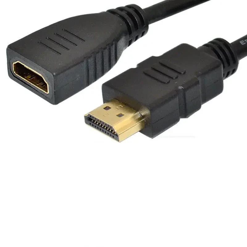 30cm premium HDMI-compatible 1.4V male to female extension cable leads Gold Plated1080P NEW