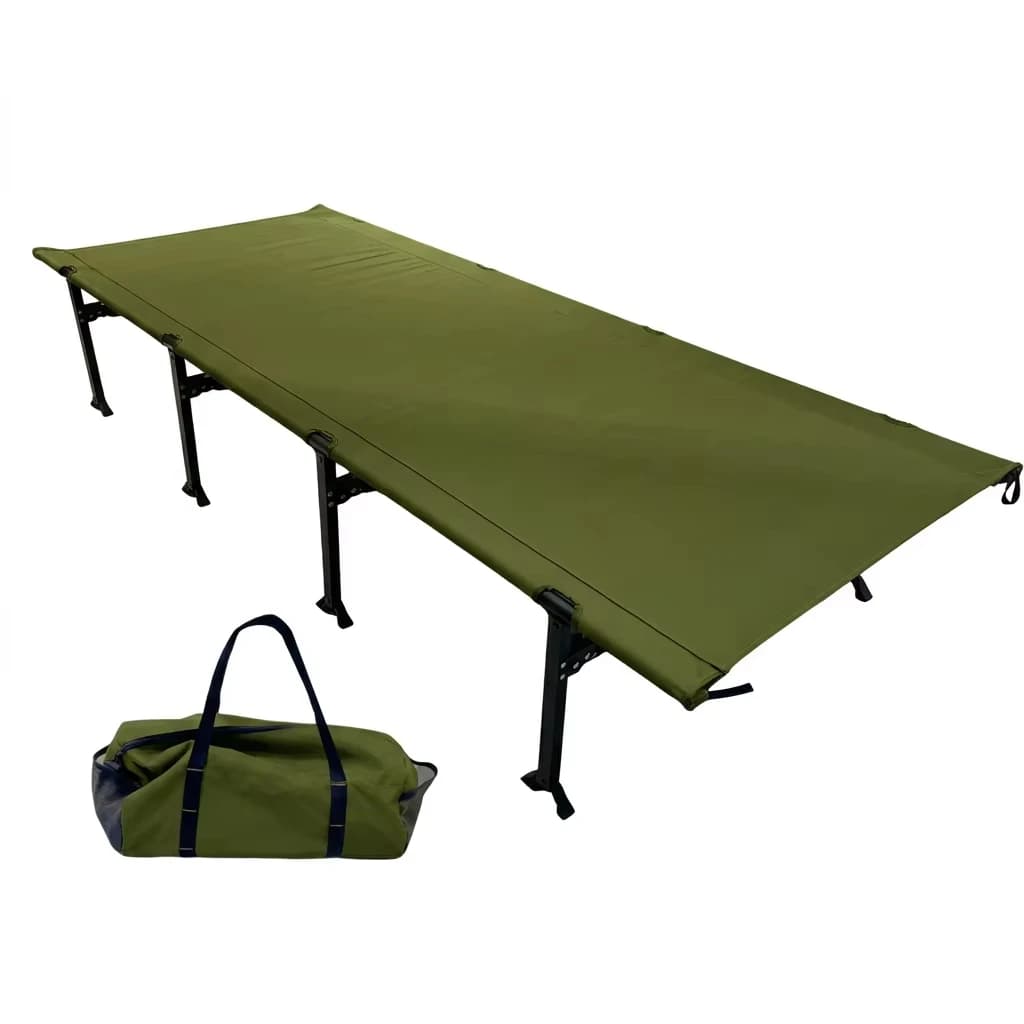 Modern Lightweight Folding Single Sleeping Outdoor Bed Hiking with Carry Bag