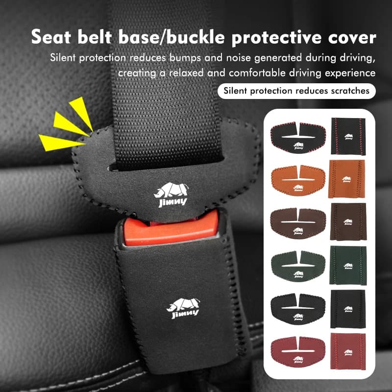 2Pcs Car Seat Belt Buckle Protector Clip copertura Anti-collisione per Suzuki Jimny jb23 jb64 jb43 jb74 jb53 jb32