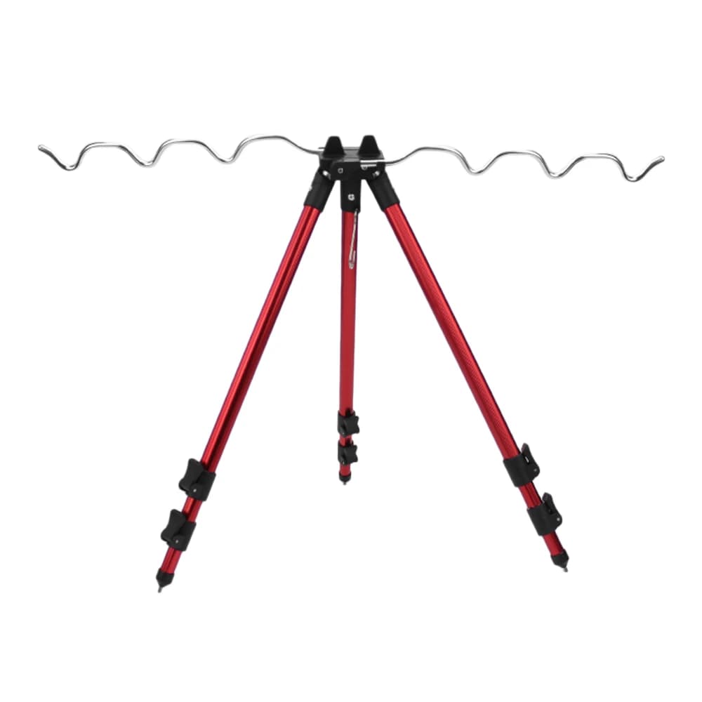 Canne da pesca Supporto per treppiede Supporto per canna da pesca telescopico in lega di alluminio Supporto per canna da pesca in alluminio Treppiede per canna da pesca telescopico