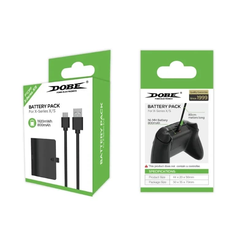 Batteria del controller per batterie ricaricabili SeriesS Maniglia del gioco Batteria con cavo USB Accessori da gioco