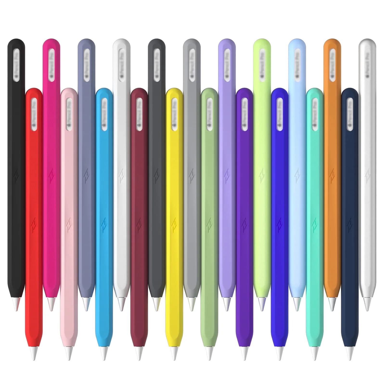 Custodia protettiva in silicone per Apple Pencil Pro e Apple Pencil (2a generazione) Stilo USB-C