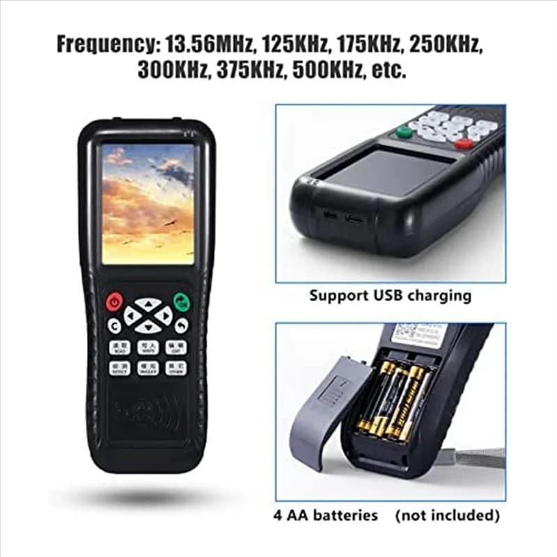 -A15I 1 Set Nero Smart Card Chiave Macchina RFID NFC Copiatrice IC ID Lettore Scrittore Funzione di decodifica