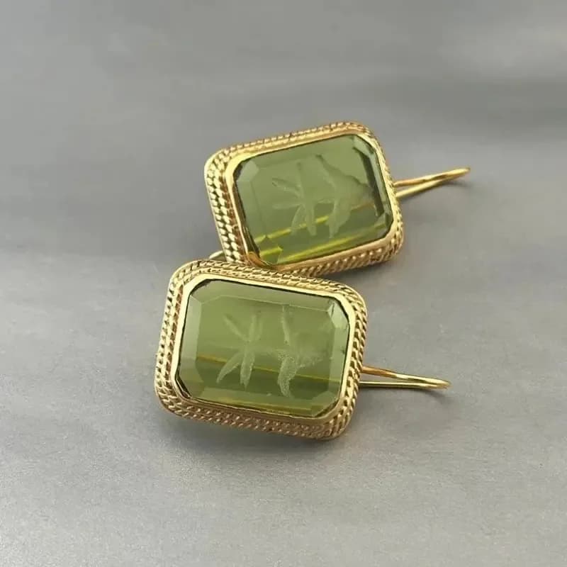 1 paio di orecchini da donna creativi in stile fresco, design semplice e intelligente, temperamento versatile, molto adatti per l'uso quotidiano delle donne