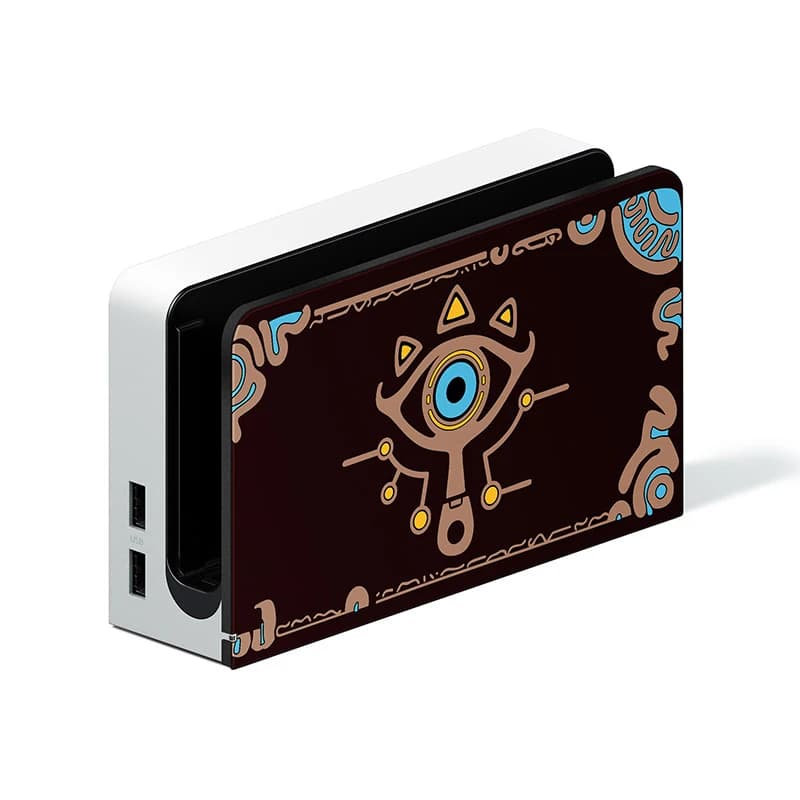Copertura protettiva per piastra frontale per Nintendo Switch Oled Station dock TV di ricarica per custodia piastra anteriore sostitutiva decorativa Zelda