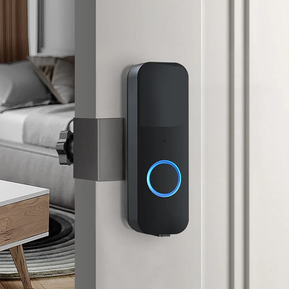 Supporto per Campanello Senza Danni, Facile Installazione, Staffa per Campanello 13.5*6*5cm, Installazione Senza Foratura, Compatibile con Videocitofono