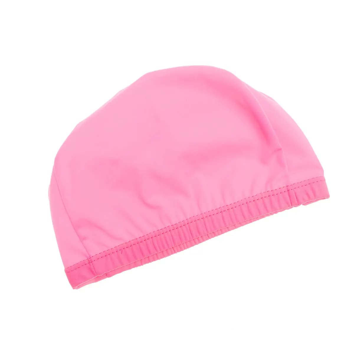 Adult Unisex Swim Cap Polyester Fabric One Size Smooth Elastic Comfortable Non Waterproof for Sun Protection Hair Ears Bacteria