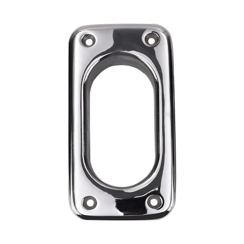 Cube 316 in acciaio inox ovale Hawse cavo guida tubo ormeggio ancoraggio corda linea passacavo accessori marini