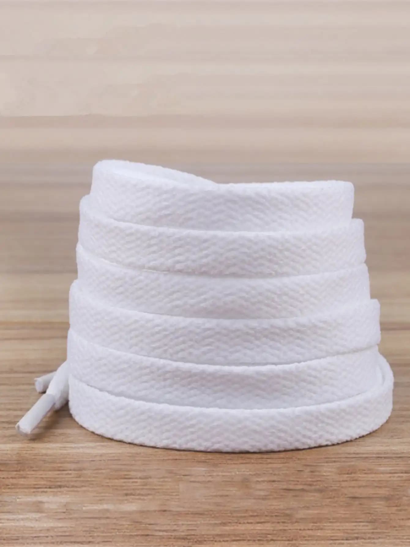 1pair Solid Shoelaces For Women Men Sneakers Shoes, Casual Shoes,White Shoes,Basketball Shoes,Trainers Running Shoes Summer
