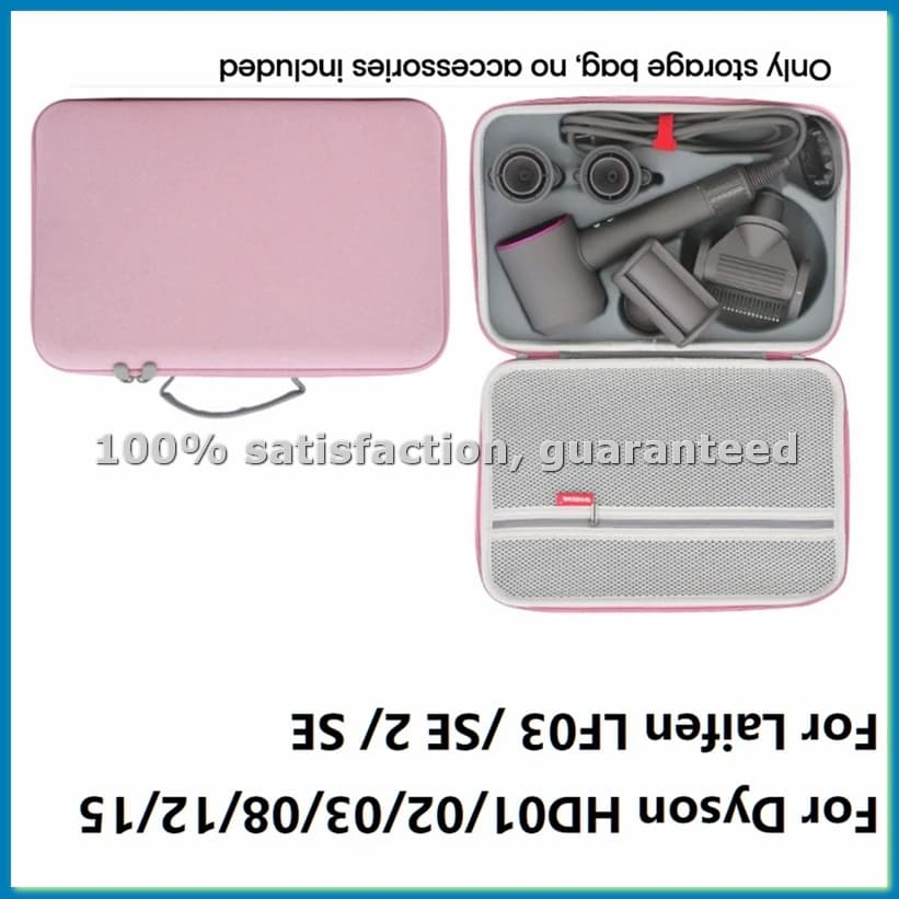 Travel bag for hairdryer HD01/02/03/08/12/15 / LF03 /SE 2/ SE, portable shockproof box A-ABVK
