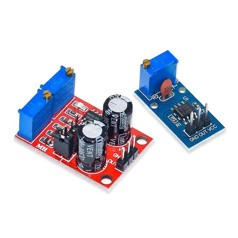 NE555 pulse frequency Duty Cycle adjustable module Square Wave 5V-12V signal generator for Arduino Smart Car