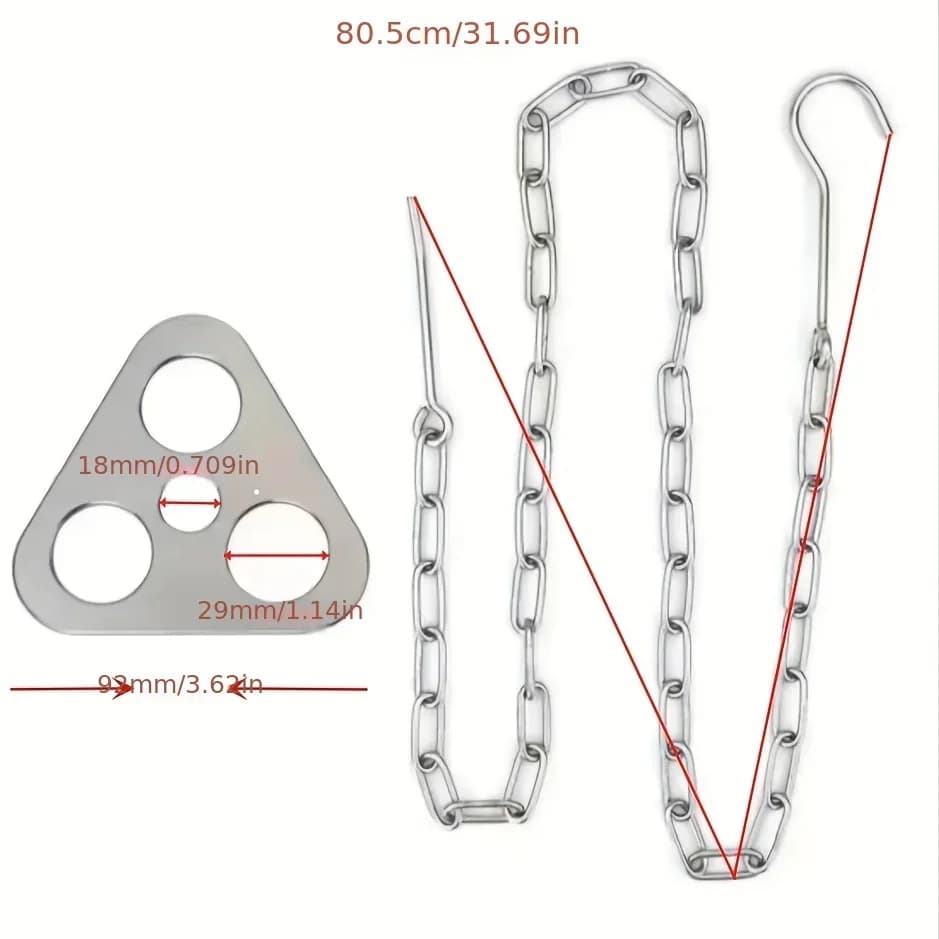 Outdoor BBQ Tripod Portable Detachable Hanging Rack Stainless Steel Camping Bonfire BBQ Pot Tripod Set