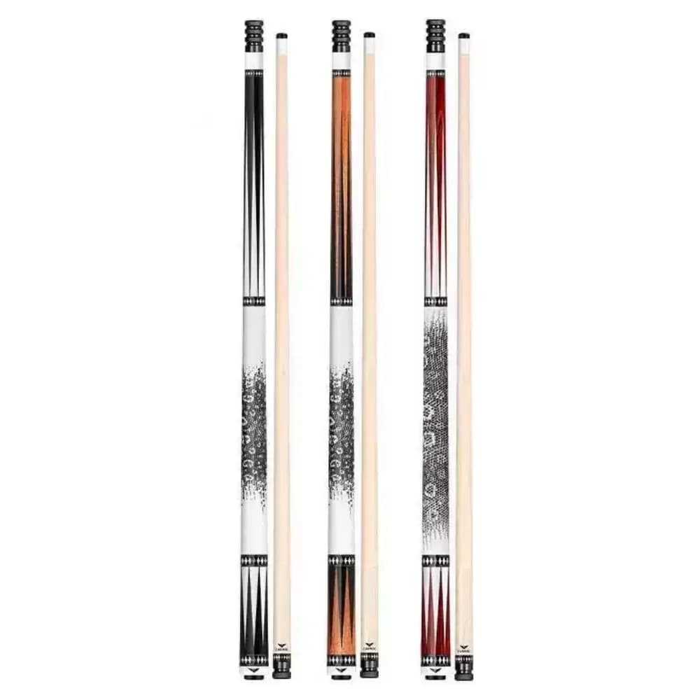 Stecca da biliardo Cueroc Design Inspiration da 58 pollici con prolunga da 12,5 mm e set di custodie