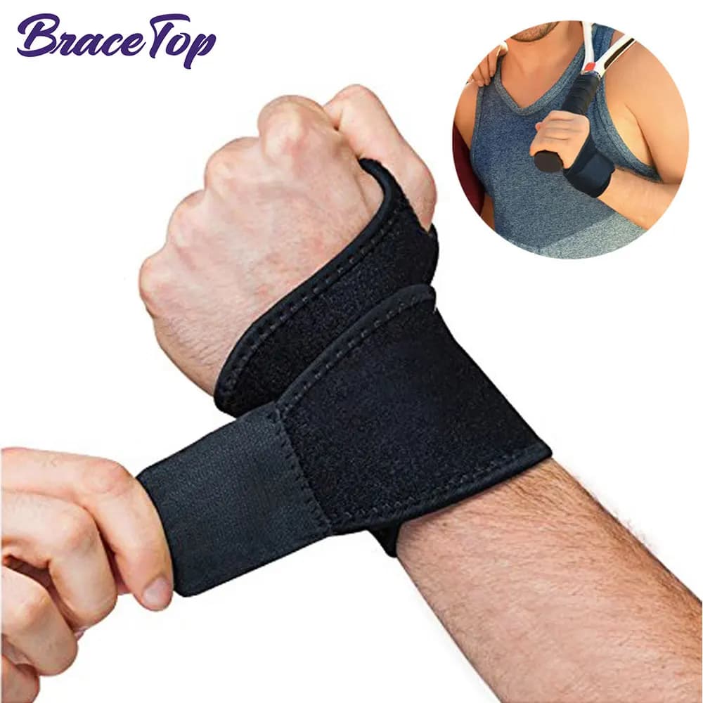 1 pz palestra fascia da polso sportivo cinturino da polso da uomo tutore da polso da donna supporto per il polso stecca fratture tunnel carpale braccialetti per il fitness