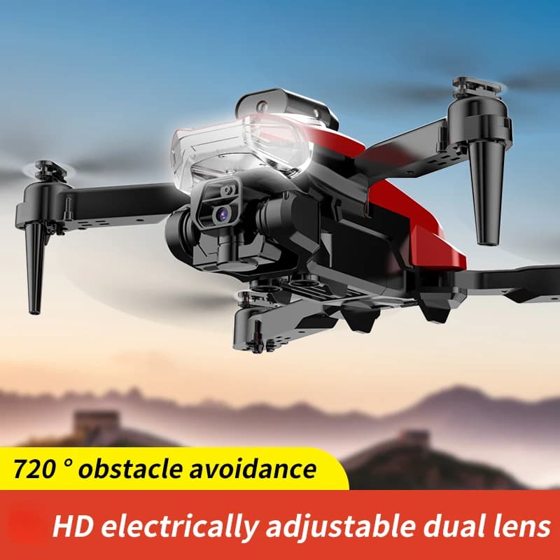 E99 + K3 Versione sintetica Mini Drone Doppia fotocamera HD Evitamento ostacoli su 3 lati WiFi FPV Quadcopter pieghevole Regali di Natale