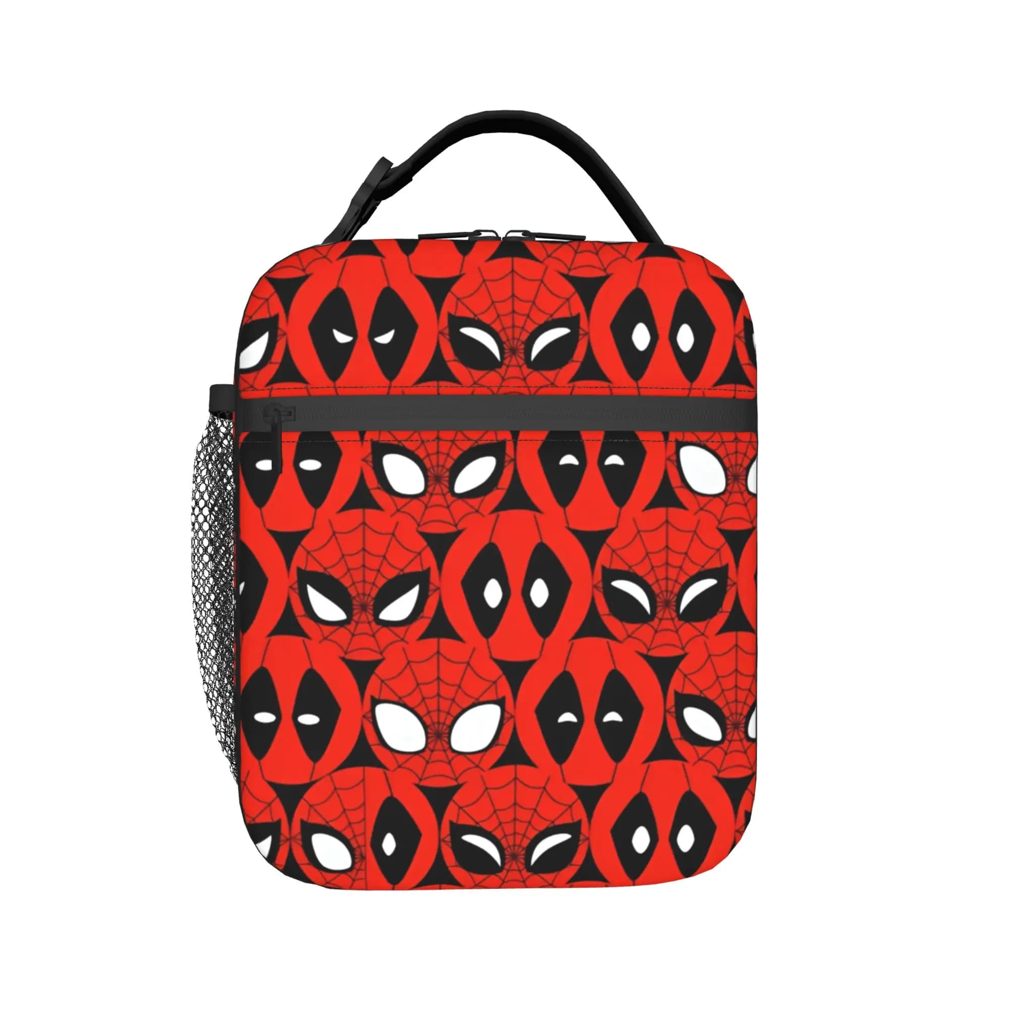 Spiders Mans Hero Insulated Lunch Bags Cooler Bag Reusable,Lunch Container High Capacity Tote Lunch Box Bento Pouch School