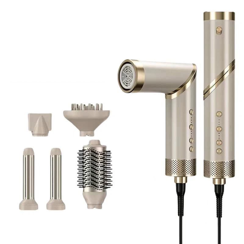 【Hot】Multi-functional High-Speed Hair Dryer 9-in-1 Hair Styling Tool Multi Cool/Hot Air Brush Suitable for All Hai r Type Hair S