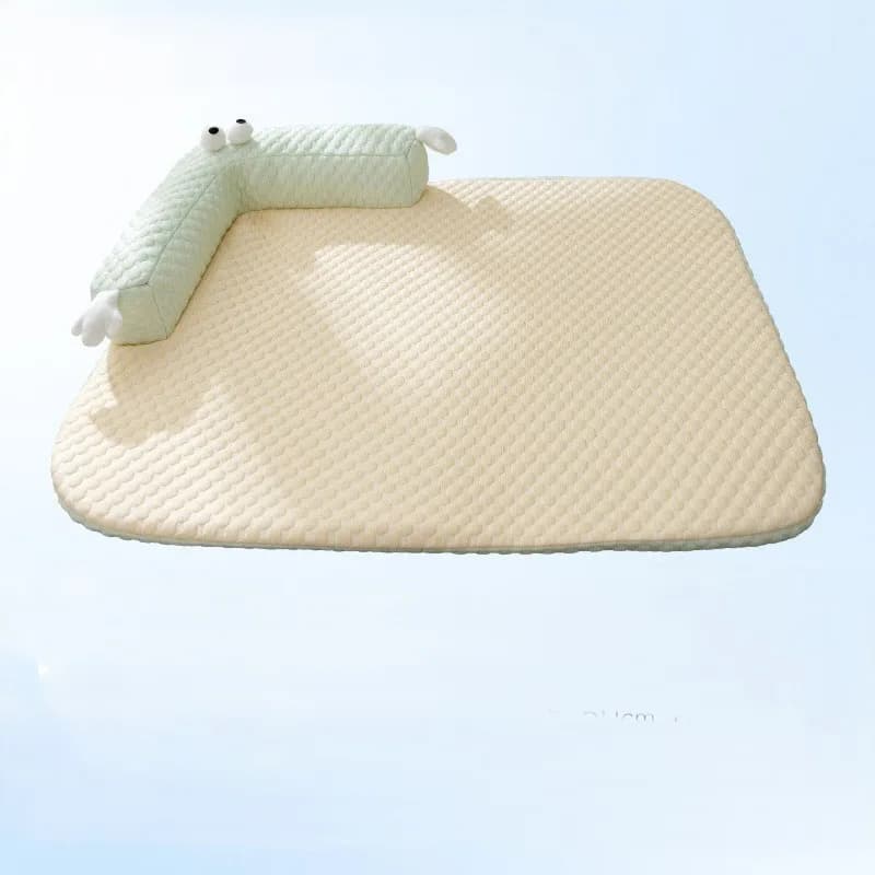 Cucce per cani beige, tappetini per animali domestici, tappeto gigante in erba sintetica rimovibile, anti-graffio, per esterni, estivo, etnico, rettangolare, verde, resistente ai graffi, innovativo