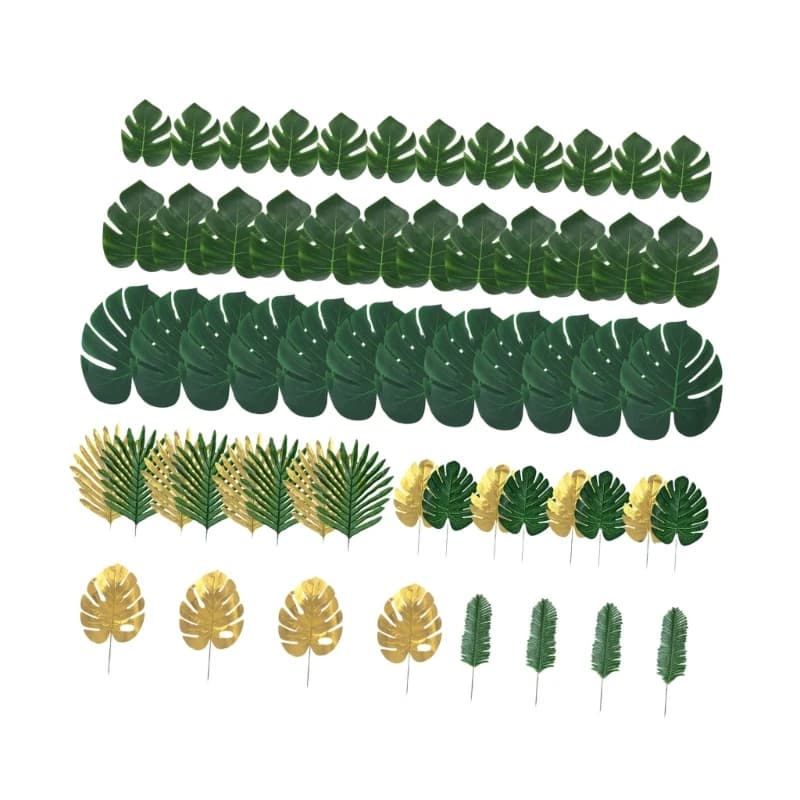 X22D Bella pianta artificiale realistica foglie palme esotiche per interni moderni