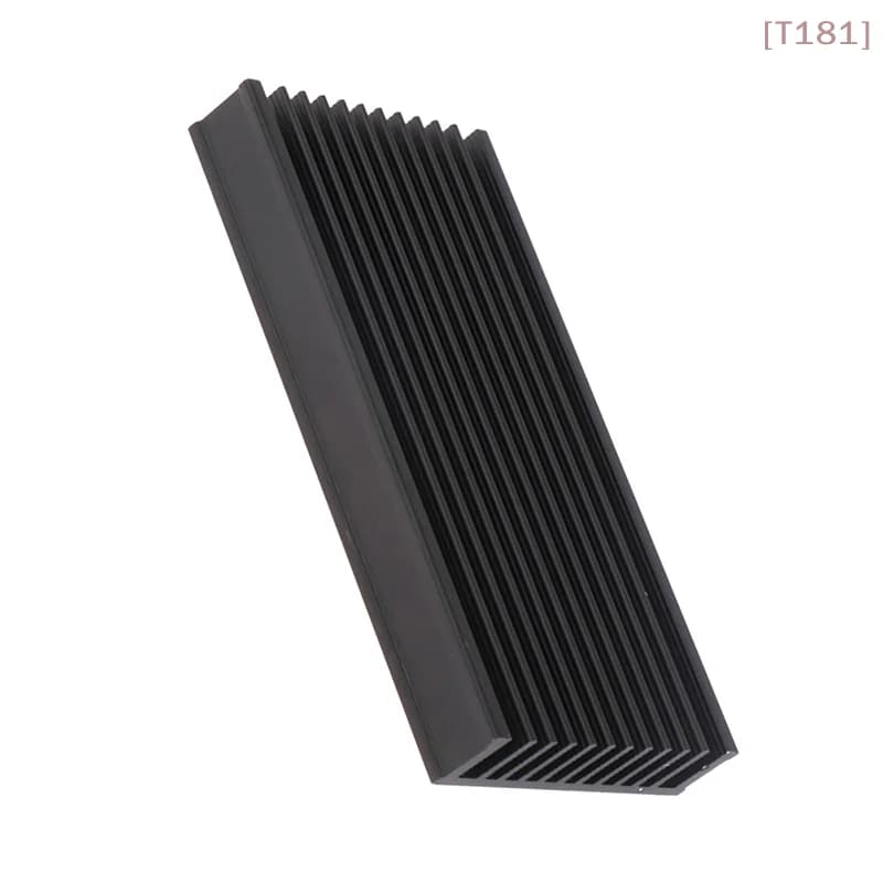 Dissipatore di calore in alluminio da 1 pezzo 50*100*12.7mm per LED ad alta potenza, IC, ventole e amplificatori di potenza