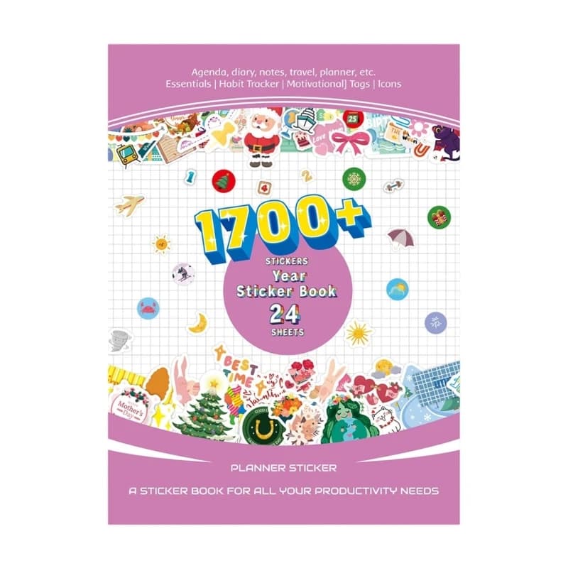 Y2GD Adesivo adesivo per agenda per scrapbooking, riviste, calendario e parete