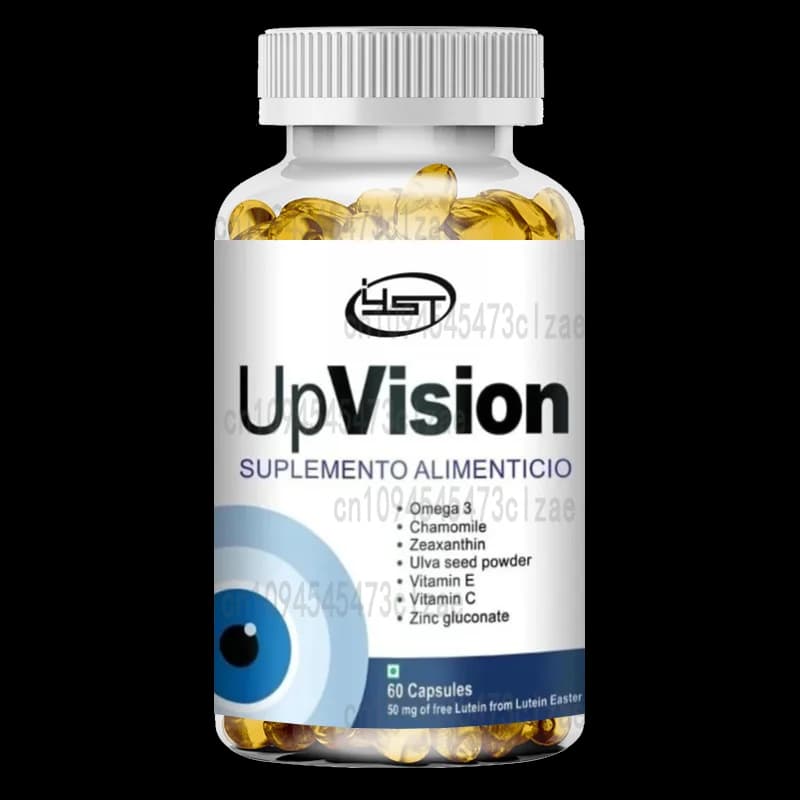 Eye Health Supplement, Containing Omega-3, Vitamin E, A, C, B2, Lutein, Zeaxanthin - Vegetarian Capsules
