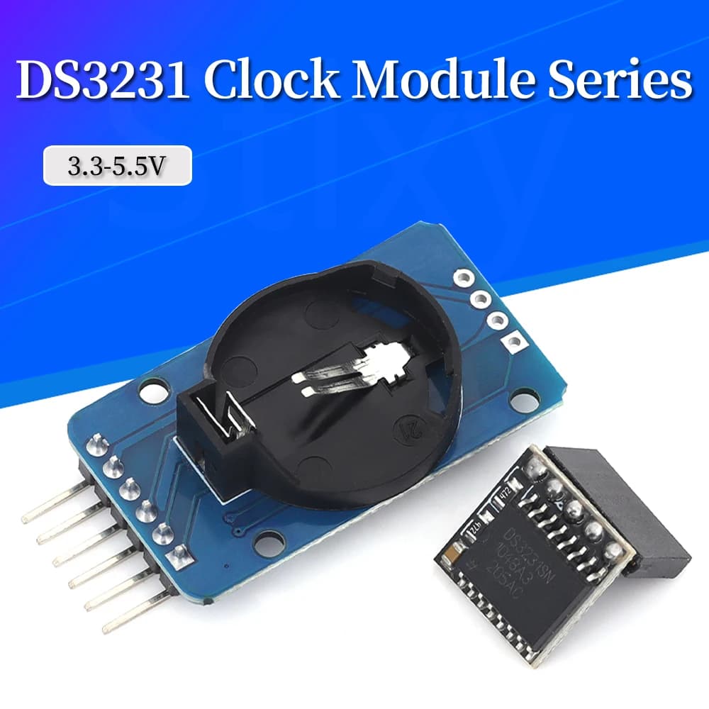 1/5/10PCS DS3231 AT24C32 Modulo IIC Modulo Orologio di Precisione DS3231SN Modulo di Memoria Modulo in Tempo Reale 3.3V 5V Per Raspberry Pi
