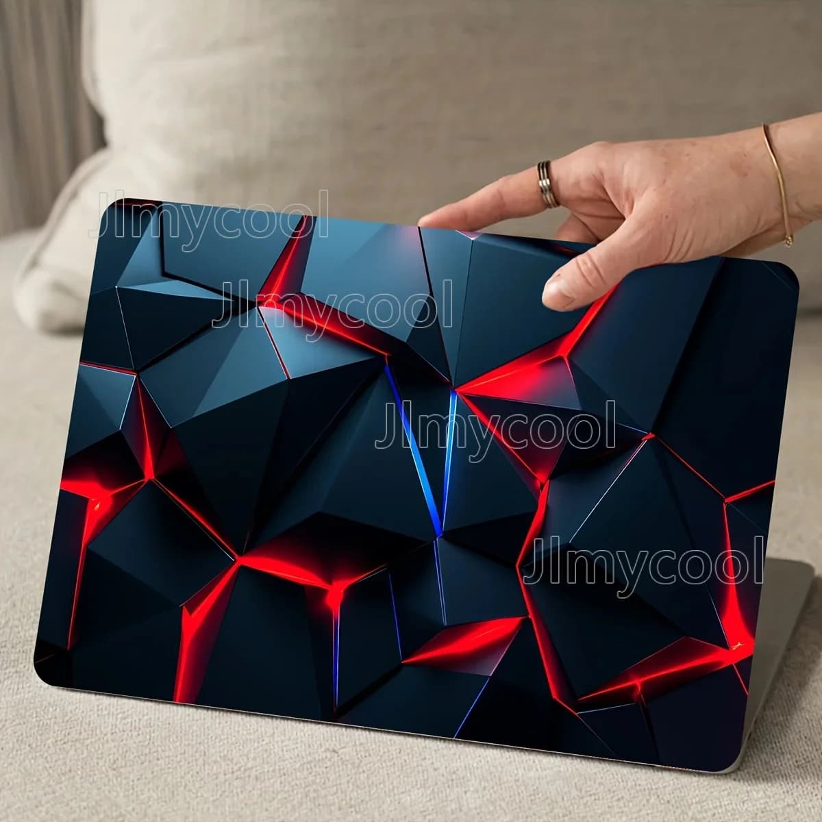 Confezione da 2 Adesivi Artistici per Laptop, Skin Universale per Netbook, Adesivo Non Riutilizzabile per Laptop, Impermeabile