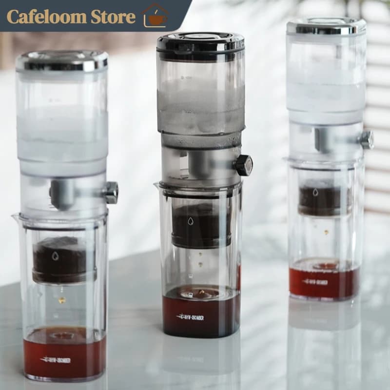 Mhw-3bomber Cold Drip Coffee Maker Large Capacity 400ml Manual Cold Brew Drip Filter Brewing Tool For Home Manual Pour Over