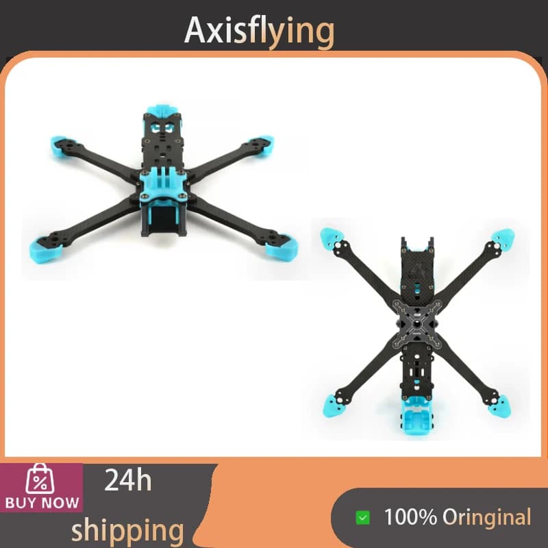 Axisflying MANTA 5 V2 5" O4 True-X Freestyle FPV Drone Frame, Quick Release & Crash Resistant Racing Drone Parts