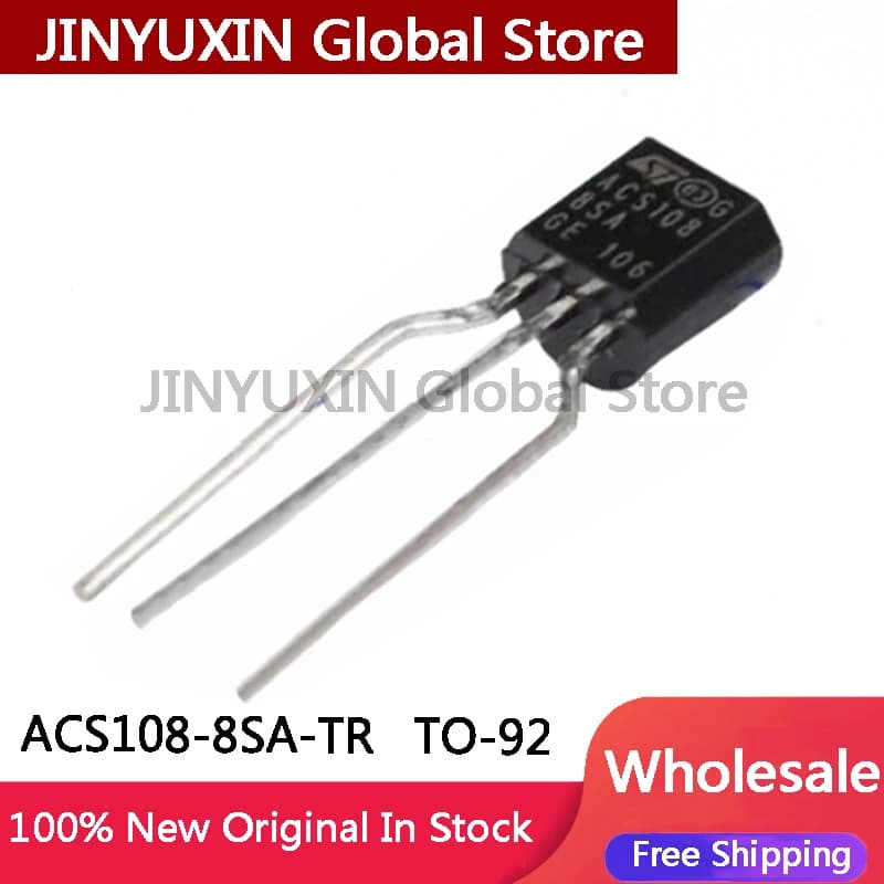 10 PZ 100% Nuovo Importato Originale ACS108-8SA-TR ACS108-8SA ACS108 TO-92 Sensore Tiristore Didirezionale Porta