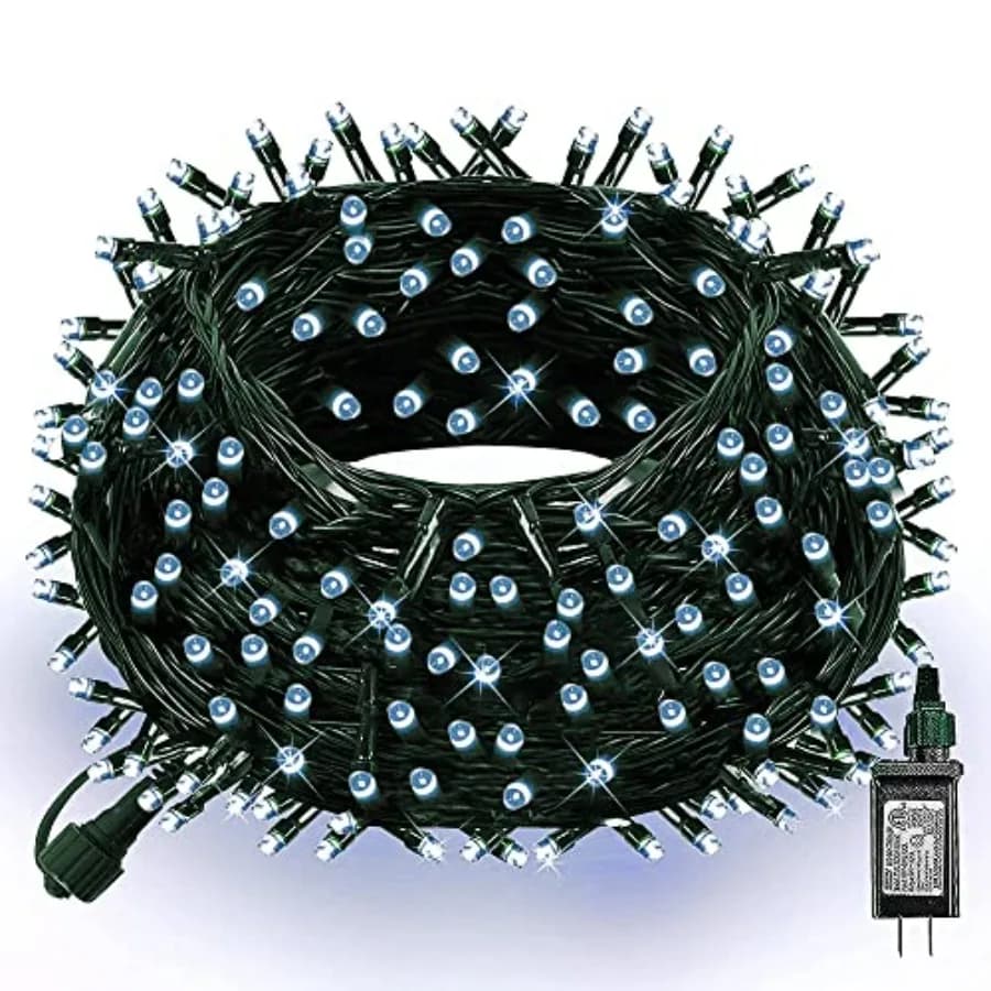 66Feet Christmas Lights, Christmas String Lights Plug in with 8 Modes, Waterproof Christmas Decorations for Xmas Indoor Outdoor