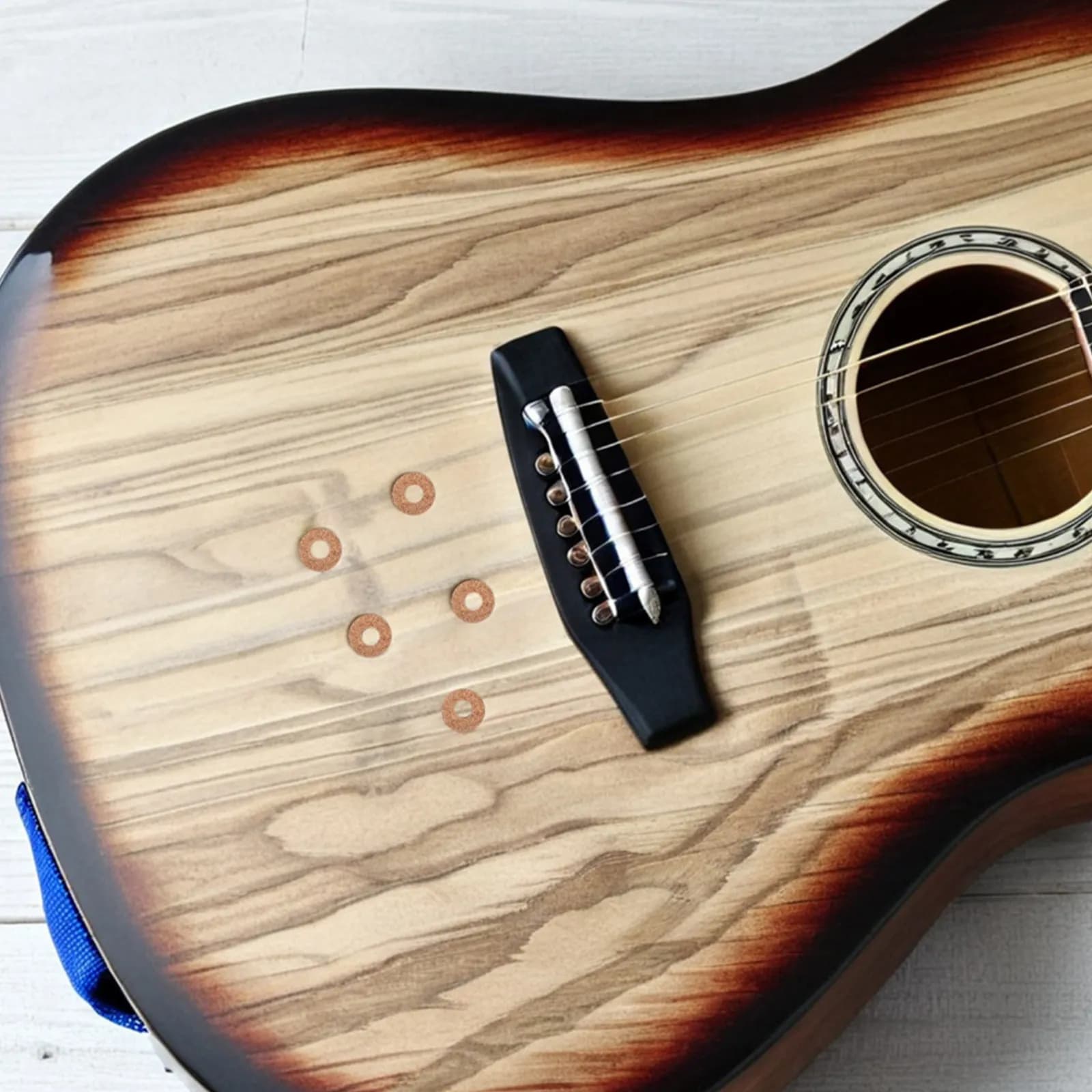 60 Pezzi Grip Adesivi in Sughero per Plettri da Chitarra 19mm, Cuscinetti Antiscivolo, Confezione Bulk Ideale per Principianti e Musicisti, Migliore Controllo