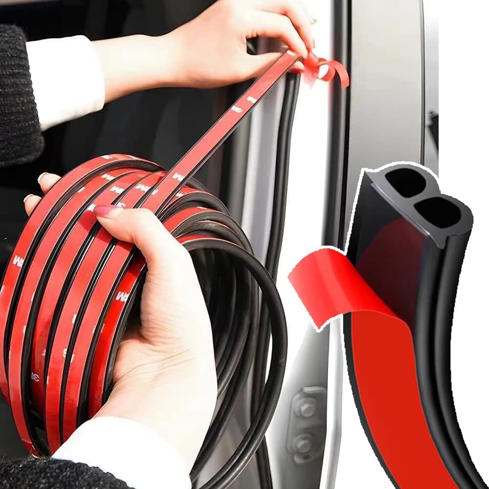 Sealing Strips for Car Door Wall decal B Shape Rubber Gasket Door Gaskets Sound insulation Sealing for Auto Door Accessories