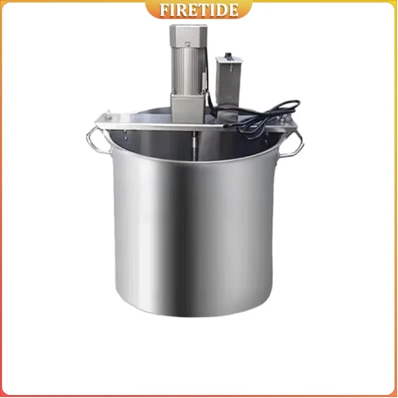 Robot da cucina automatico per friggere pentole calde con riscaldamento Pentola da cucina in acciaio inossidabile con frullatore automatico