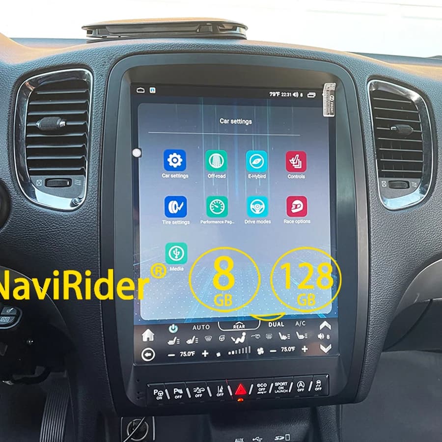 13inch Android Screen Radio 2din For Dodge Durango 2011-2020 GPS Carplay Car Multimedia Video Player Stereo Navi Head Unit