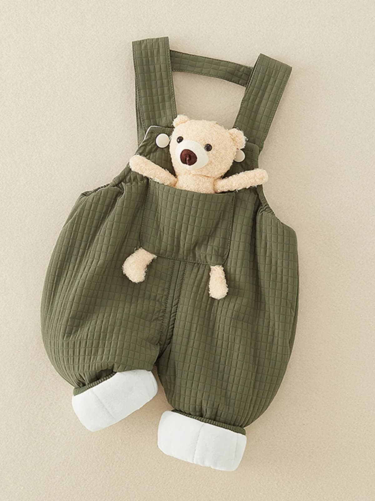 Tutina in Cotone per Neonato Maschio Autunno Inverno Salopette Sottile in Cotone Outfit con Cartoni Animati Carini Pantaloni Lunghi con Cappuccio