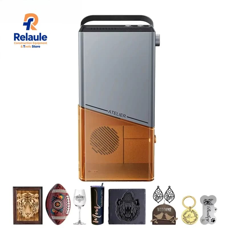 Laser Potente Atomstack AI Atelier 12W Macchina per Incisione Laser a Diodi Galvo con Personalizzazione su Legno, Pelle, MDF, Metallo