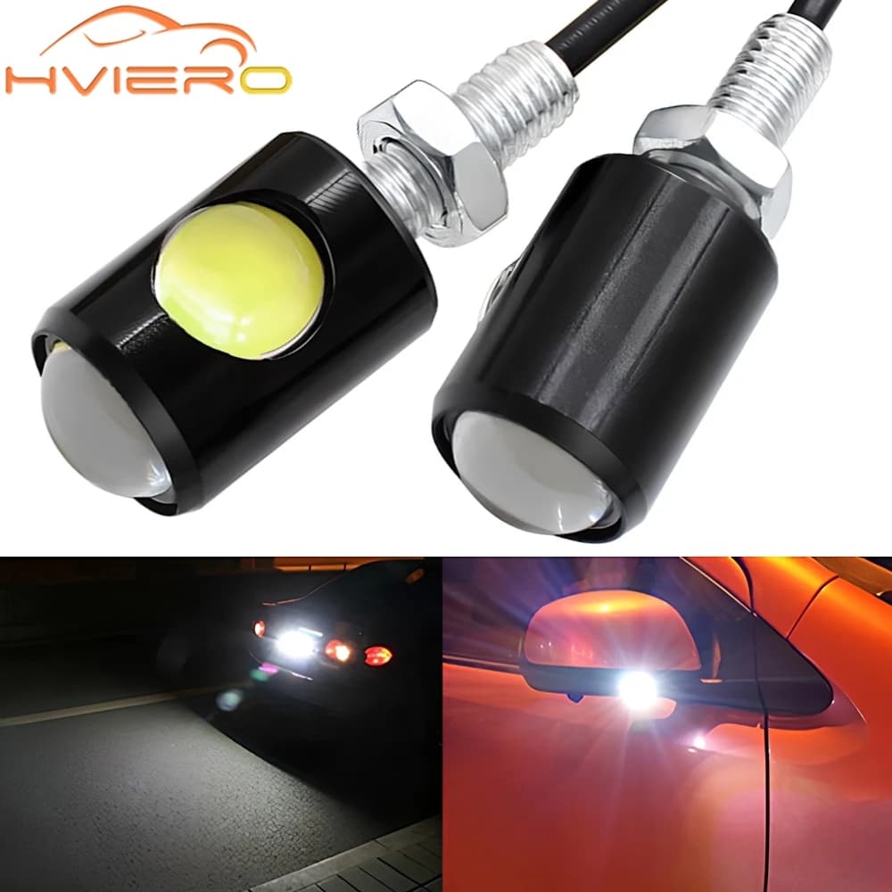 1/2X Auto LED Segnale moto Led Drl Indicatore fendinebbia Indicatore targa auto Bullone Coda Luce posteriore Freno Lato Giro Colore multiplo