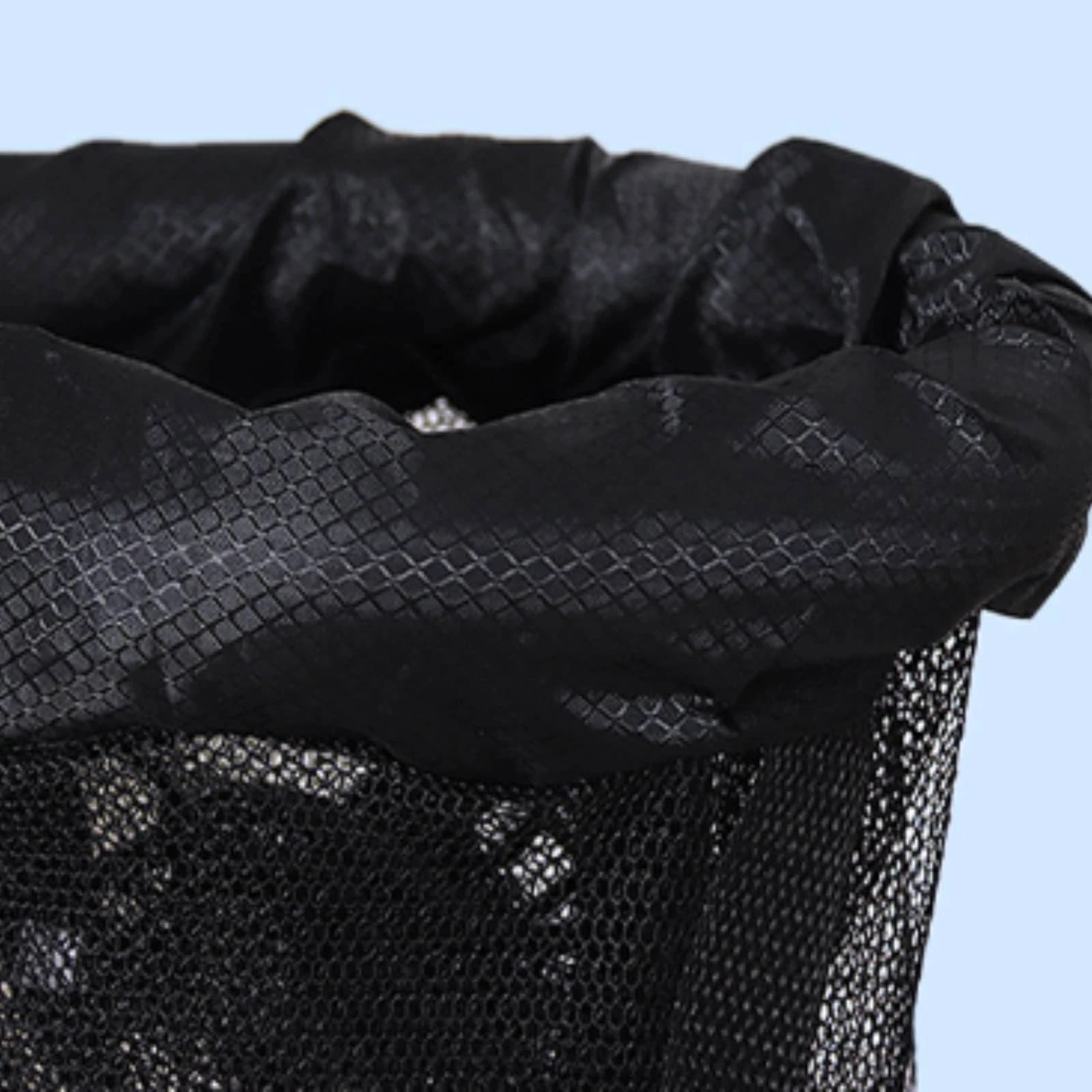 Foldable Fish Keepnet with Floating Loop Lightweight Cylindrical Mesh Fish Keepnet with Zipper Opening for Anglers