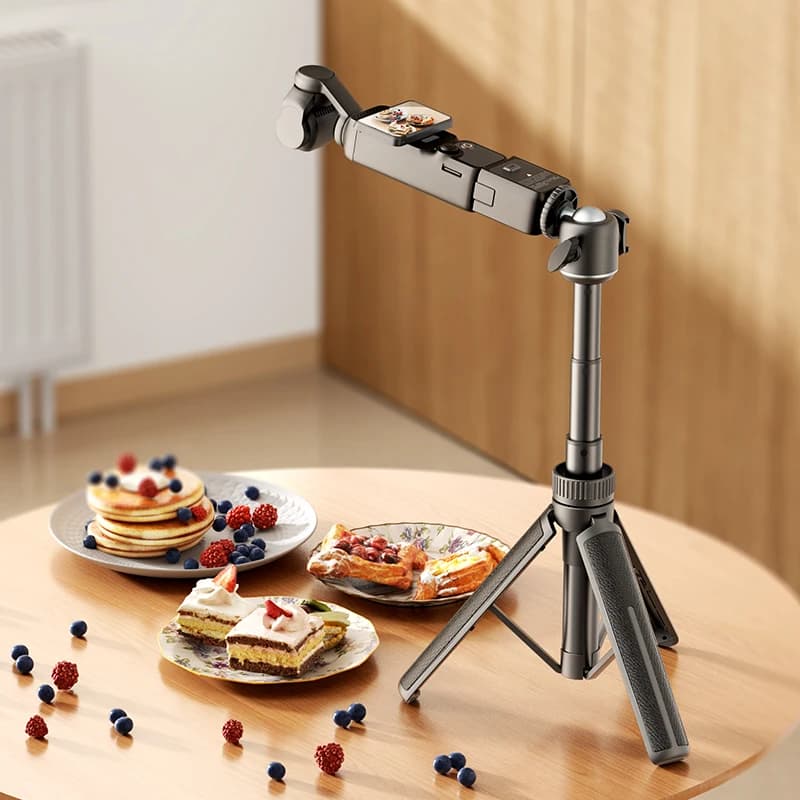 Vendita calda popolare Jopree Y25 Pro 360 ° Mini treppiede con testa a sfera, bastone selfie leggero, 177 g, 5 sezioni, 65 cm, pieghevole per senza specchio