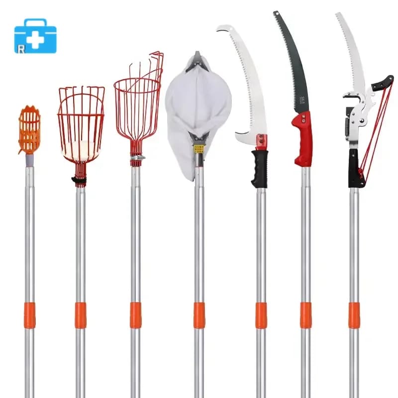 Industrial telescopic high pole saw pruning shears manual metal light garden tools
